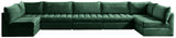 Jacob - Modular Sectional 7 Piece - Green - Home Elegance USA