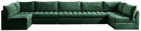 Jacob - Modular Sectional 7 Piece - Green - Home Elegance USA