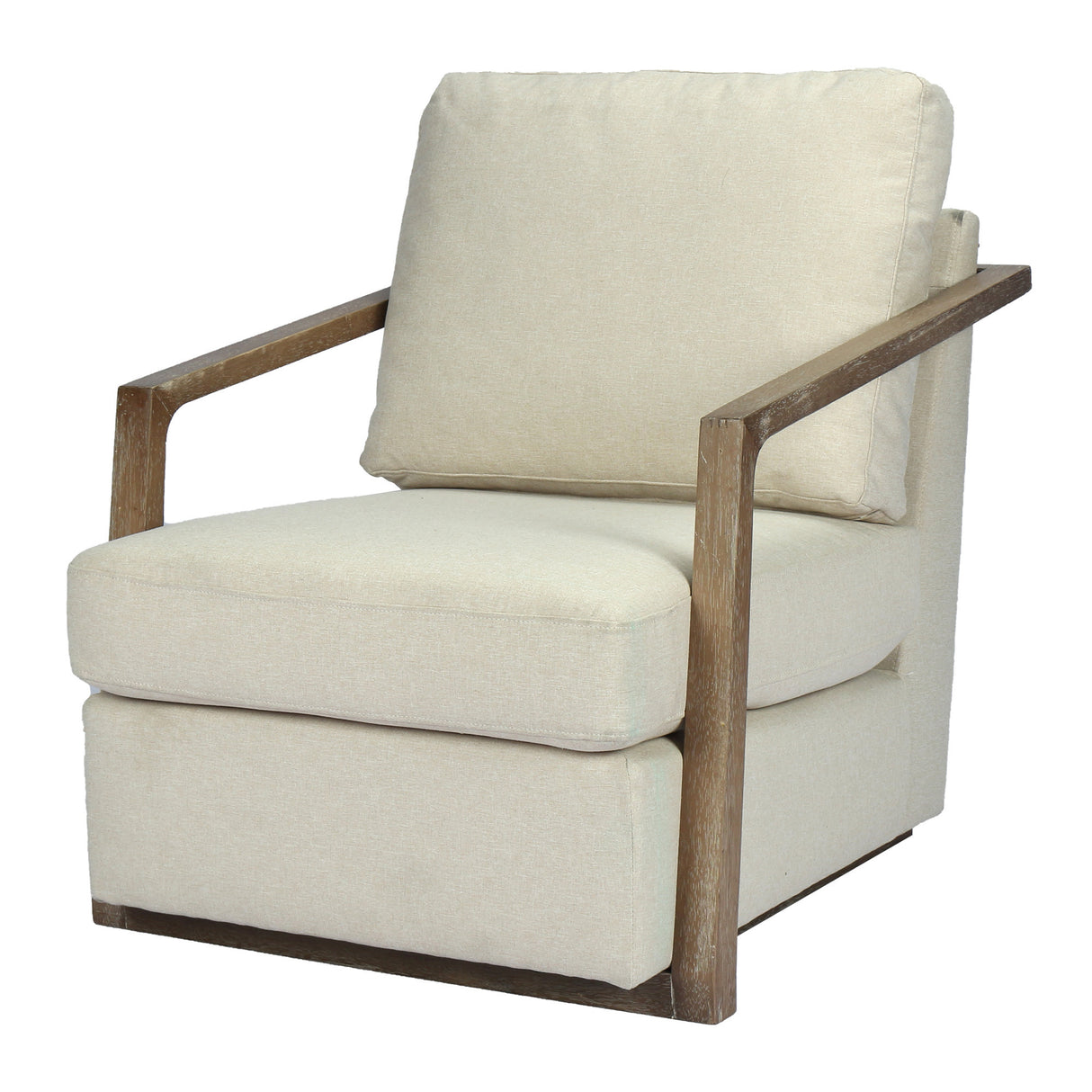 modern design furniture california style armchair lounge chair wooden cushion accent chair - Home Elegance USA