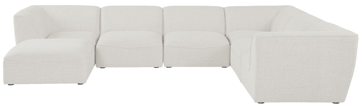 Miramar - Modular Sectional 7 Piece - Cream - Fabric - Home Elegance USA