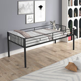 Triple twin bunk bed, can be separated into 3 twin beds - Home Elegance USA