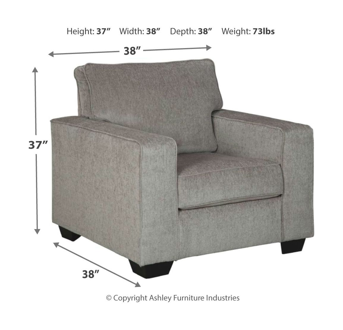 Altari - Sofa, Loveseat, Chair, Ottoman | Ashley - 87214/38/35/20/14 - Home Elegance USA - 9