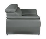 Genuine Leather Loveseat Home Elegance USA