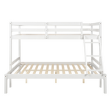 Twin over full bunk bed (White) ( old sku : WF193722AAK ） - Home Elegance USA