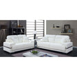 Zibak - Sofa & Love Seat & Chair - White