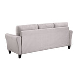 79.9" Modern Living Room Sofa Linen Upholstered Couch Furniture for Home or Office ,Light Grey,(3 - Seat,Old Sku:WF288519AAR) - WF300332AAR - image - 7