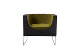 Modrest Tulane Grey & Green Accent Chair - Home Elegance USA