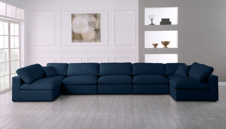 Plush - Cloud Modular Sectional - Navy - Home Elegance USA