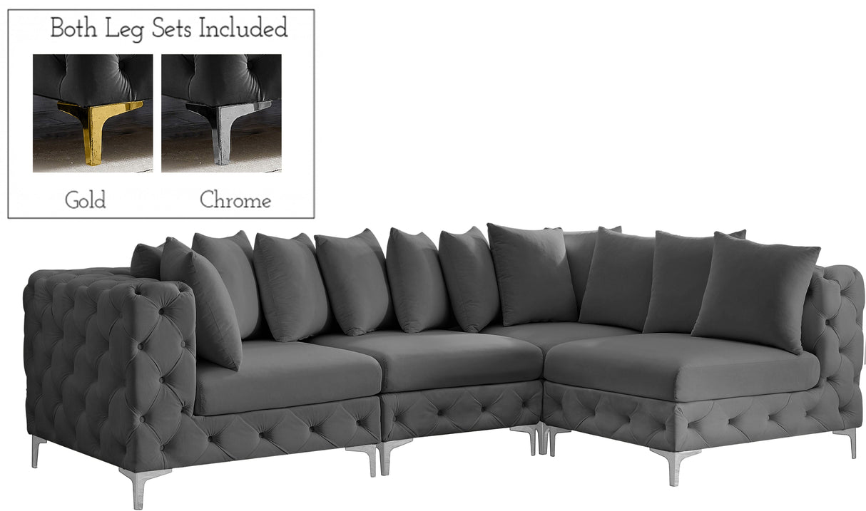 Tremblay - Modular Sectional 4 Piece - Gray - Home Elegance USA