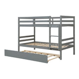 TWIN BUNKBED WITH TRUNDLE - Home Elegance USA