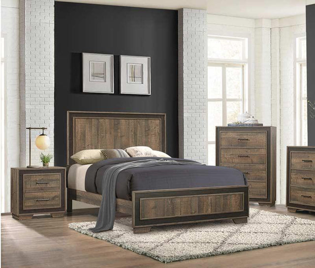 Homelegance - Ellendale 3 Piece Queen Bedroom Set In Dark Ebony - 1695-1-3Set