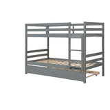 TWIN BUNKBED WITH TRUNDLE - Home Elegance USA