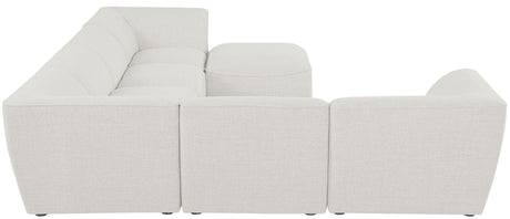 Miramar - Modular Sectional 7 Piece - Cream - Fabric - Home Elegance USA