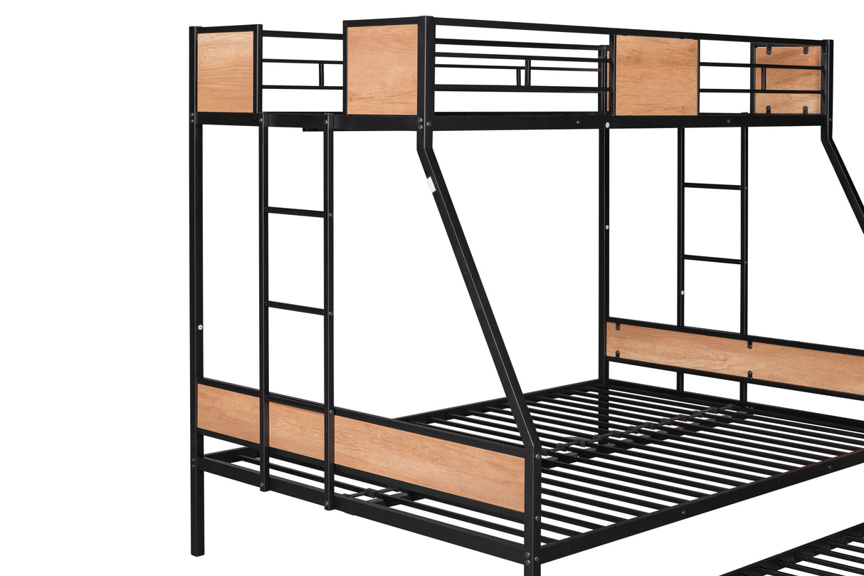 TWIN OVER FULL BUNK WITH TRUNDLE (old sku: W42737495) - Home Elegance USA