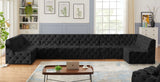 Tuft - Modular Sectional 8 Piece - Black - Modern & Contemporary - Home Elegance USA