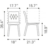 Zuo Orebro Dining Chair - Set Of 2