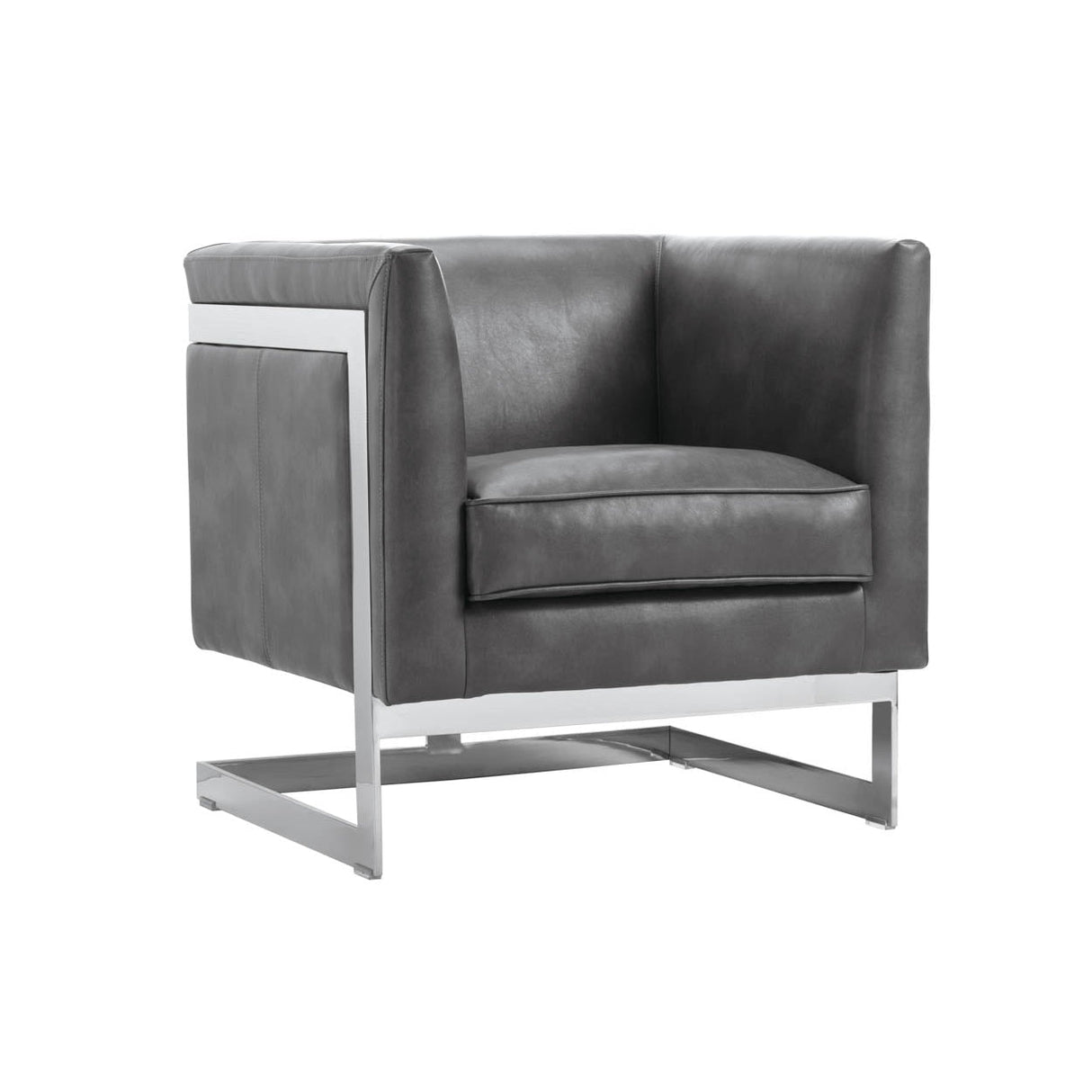 Soho Armchair - Stainless Steel - Home Elegance USA