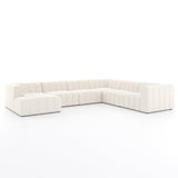 Four Hands Langham Channeled 6 Pc Sectional