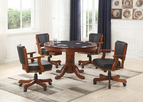 Coaster Furniture - Mitchell Game Room 5 Piece Dining Room Set - 100201-S5