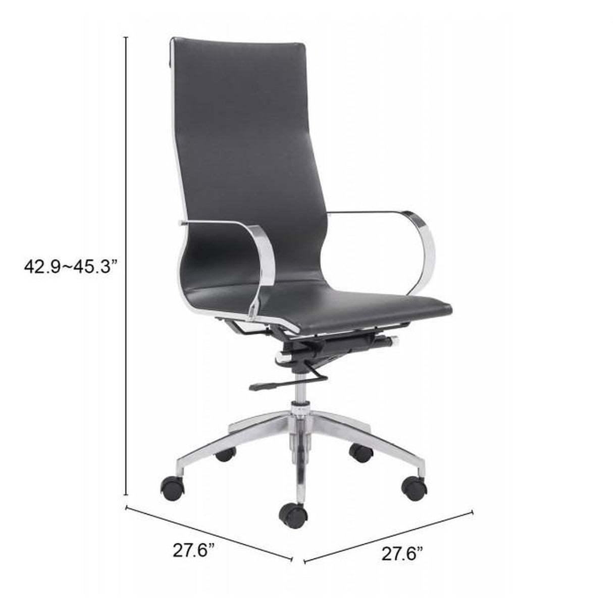 Zuo Glider High Back Office Chair