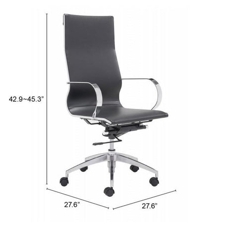 Zuo Glider High Back Office Chair