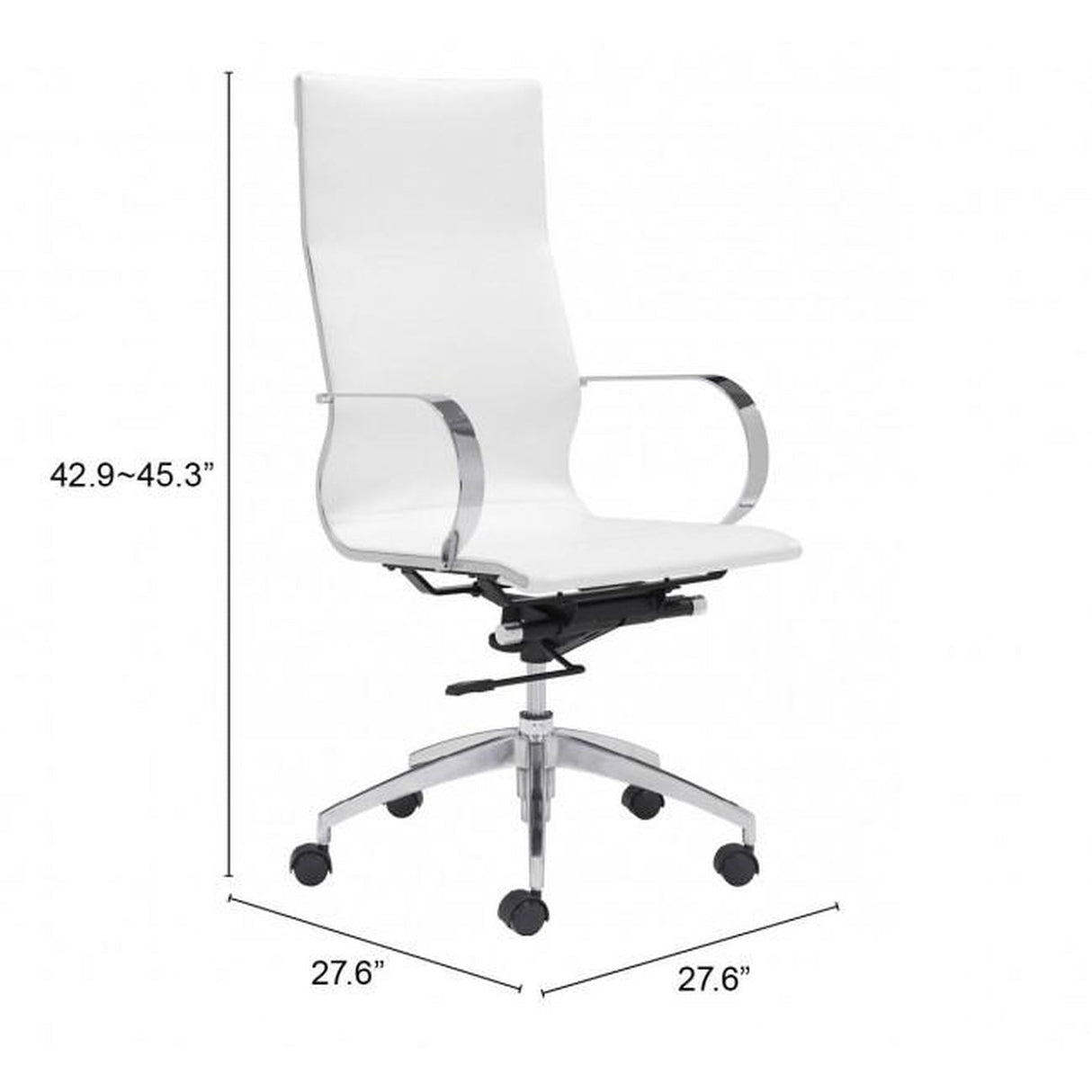 Zuo Glider High Back Office Chair