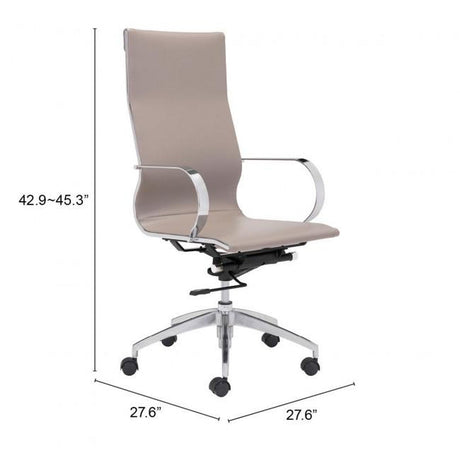 Zuo Glider High Back Office Chair