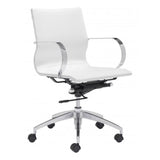 Zuo Glider Low Back Office Chair