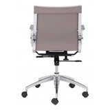 Zuo Glider Low Back Office Chair