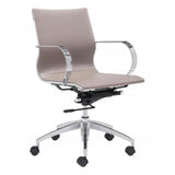 Zuo Glider Low Back Office Chair