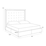 Jackie Bed - Home Elegance USA