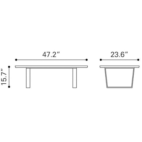 Zuo Atlas Coffee Table