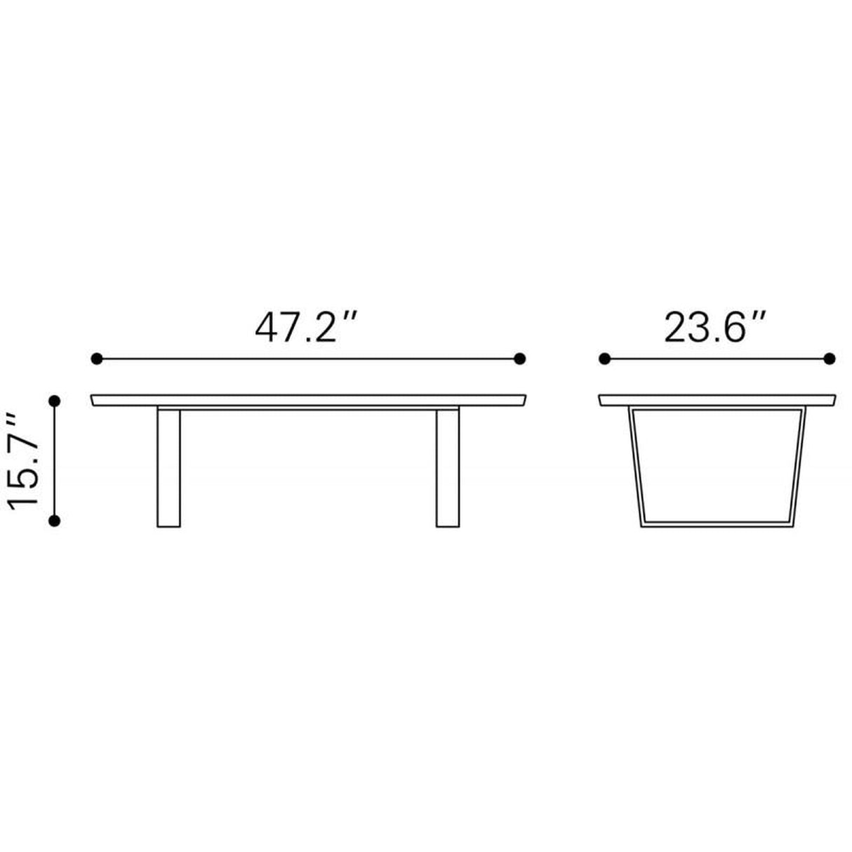 Zuo Atlas Coffee Table