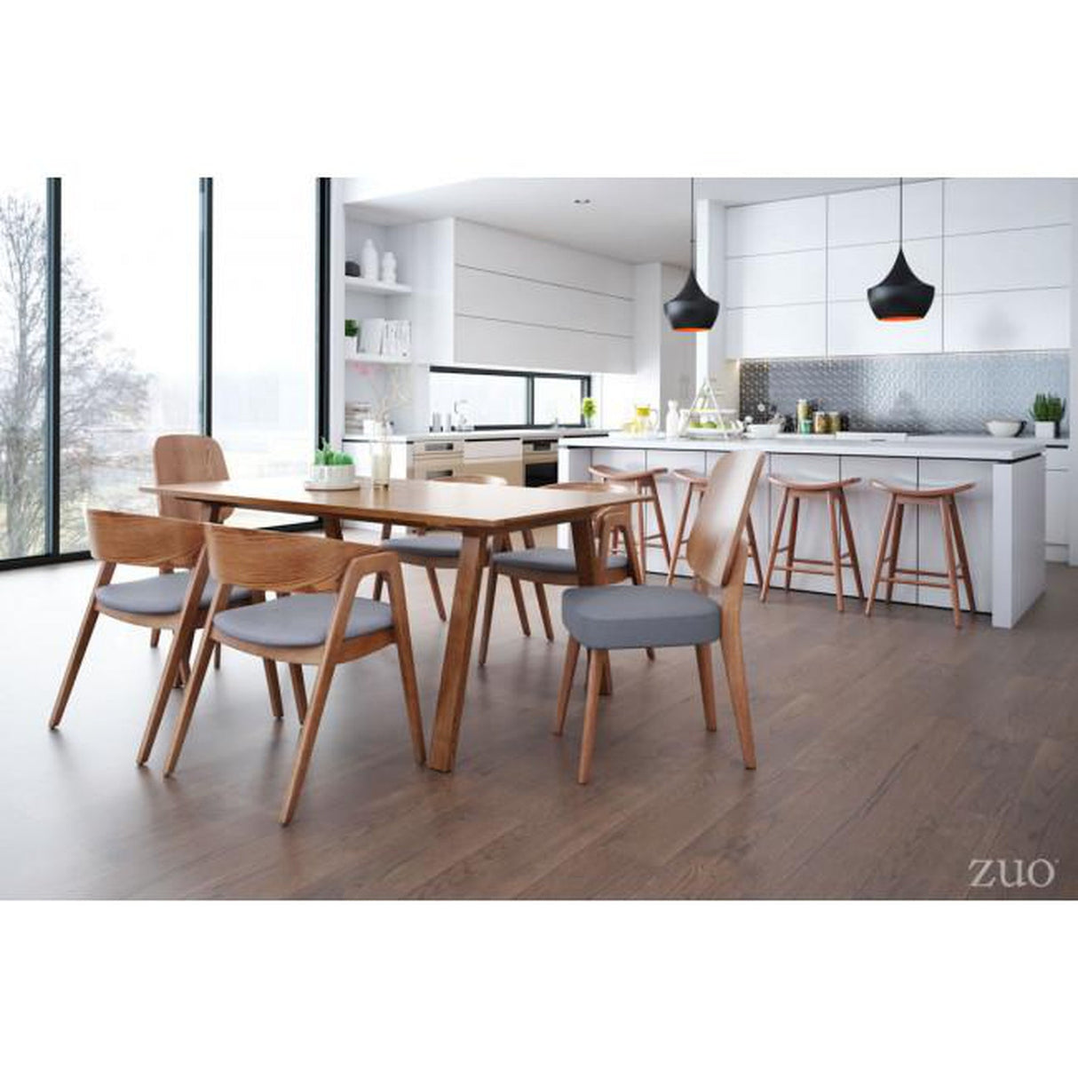 Zuo Alden Dining Arm Chair - Set Of 2