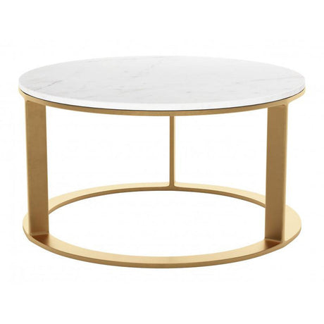 Zuo Helena Coffee Table White & Gold