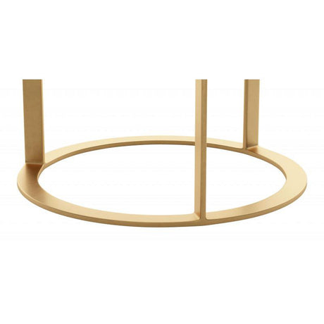 Zuo Helena Coffee Table White & Gold