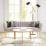 Zuo Helena Coffee Table White & Gold