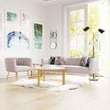 Zuo Helena Coffee Table White & Gold