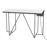 Zuo Winslett Desk White & Matte Black