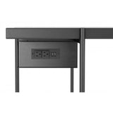 Zuo Winslett Desk White & Matte Black