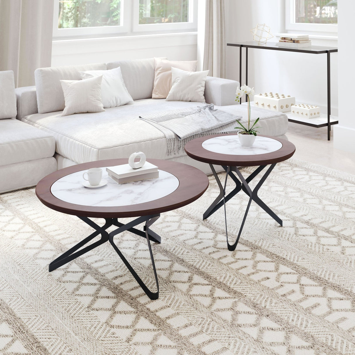 Zuo Anderson Coffee Table Set Multicolor