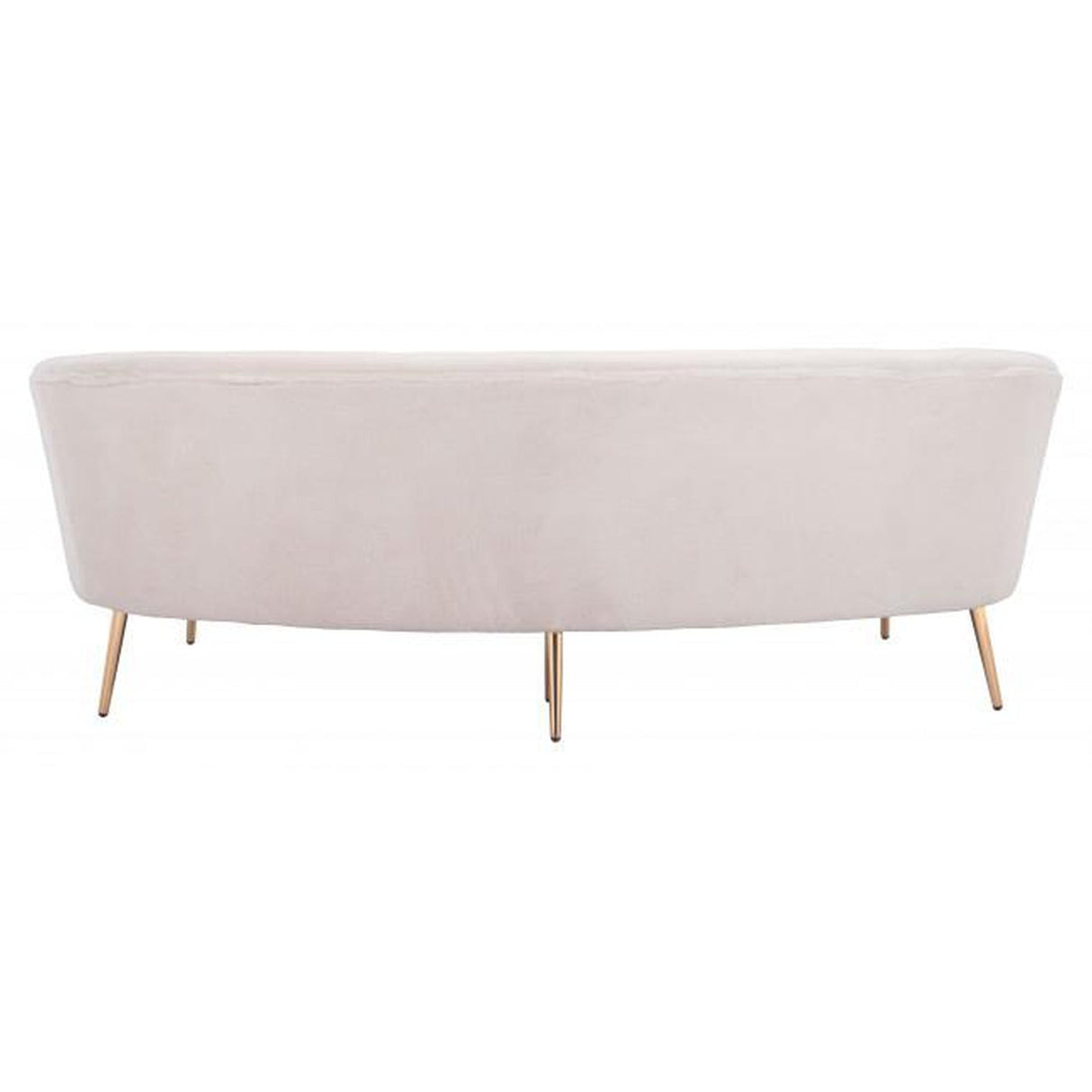 Zuo Luna Sofa White & Gold