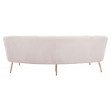 Zuo Luna Sofa White & Gold