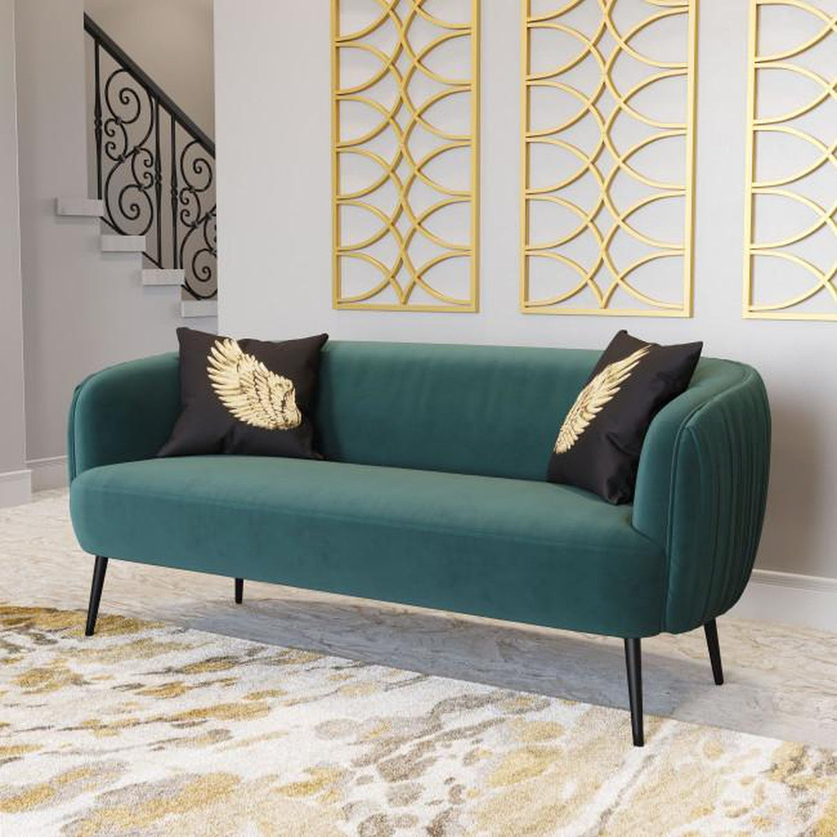 Zuo Karan Sofa Green