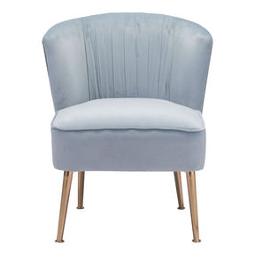 Zuo Andes Accent Chair Blue & Gold | Zuo Modern