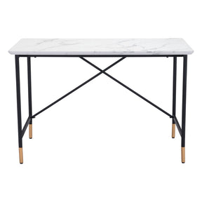 Zuo Burst Desk White & Black | Zuo Modern