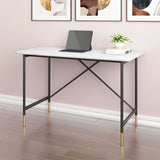 Zuo Burst Desk White & Black