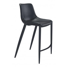 Zuo Magnus Bar Chair Black - Set Of 2 | Zuo Modern