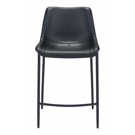 Zuo Magnus Bar Chair Black - Set Of 2