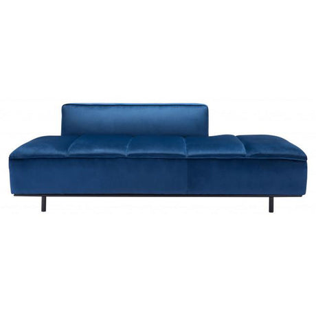 Confection Sofa Velvet Upholstery & Black Steel Frame Modern | Zuo Modern